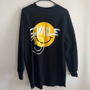 ASOS Womens Petite Sweater Tshirt Dress, Size 10